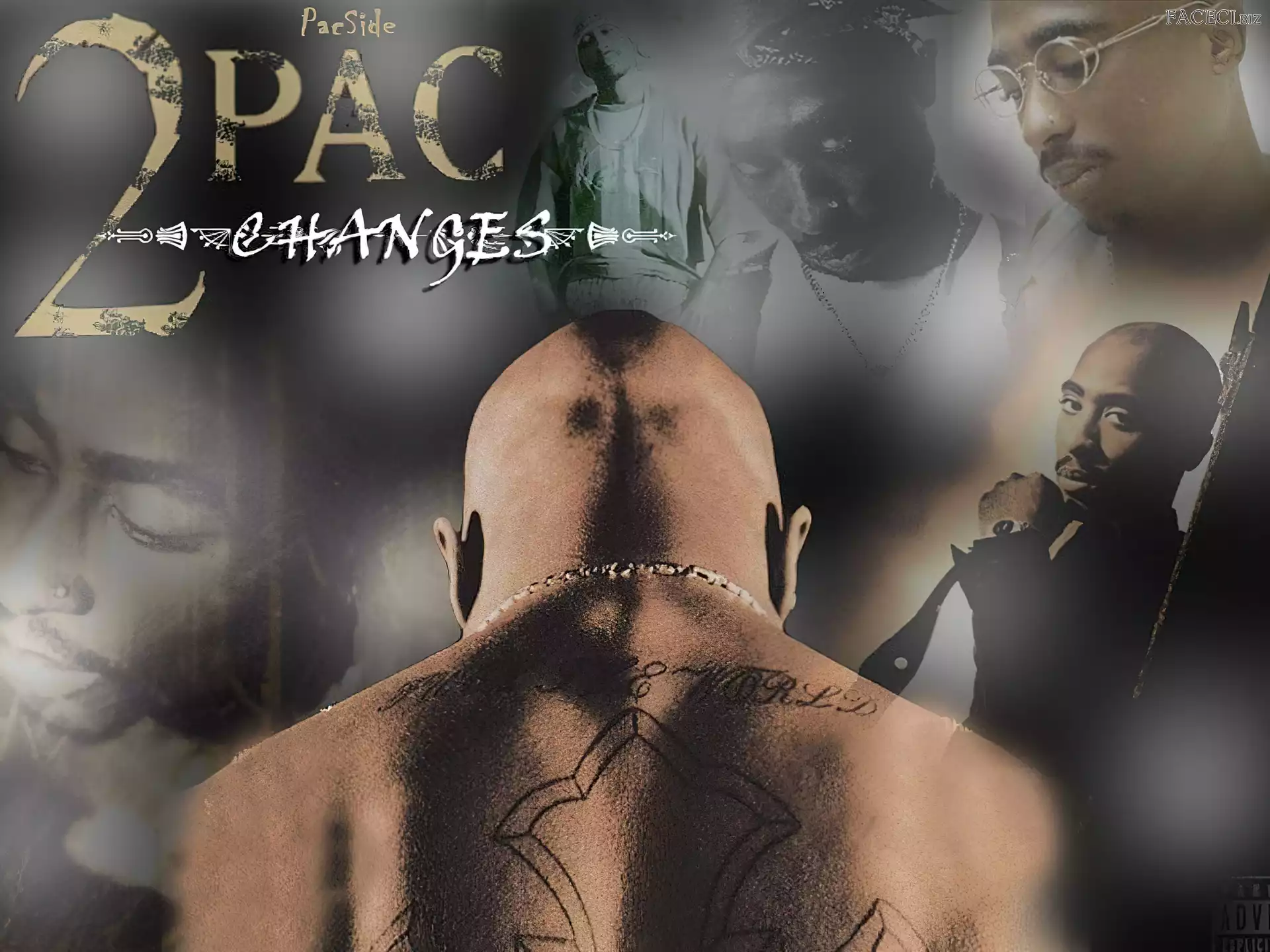 Tatuaż, 2 Pac, Kark